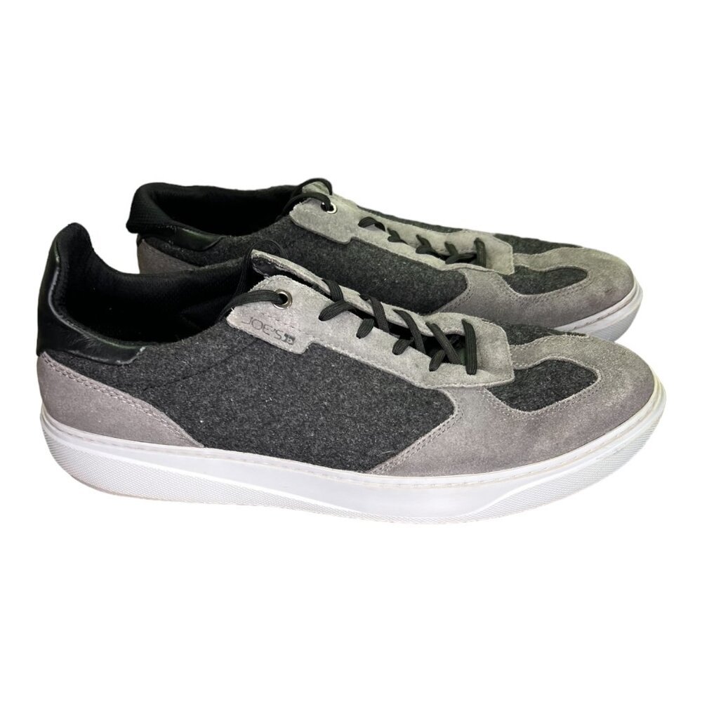 JOE'S Jeans Moe Joe Low-Top Sneakers Grey Size 12